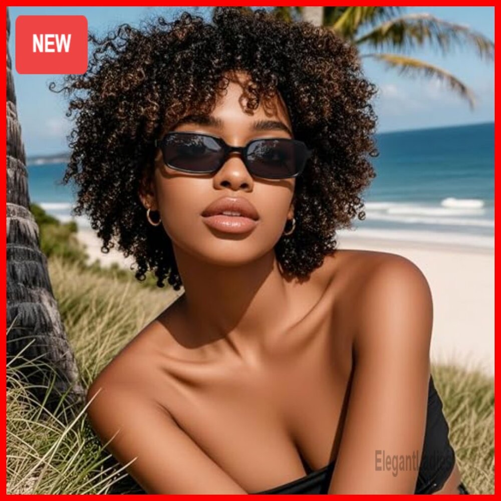 Polarized Rectangular Sunglasses 3-Pack UV400 Pro… - image 2